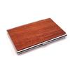 Caja de Tarjetas de Presentación Personalizada de Madera Maciza Colección Porta Tarjetas de Nogal Negro con Grabado Regalo Promocional Regalo de Marca Imagen del Regalo