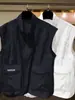 Chaleco de trabajo de verano para exteriores para hombre, marca de tendencia estilo americano ins, chaleco chaqueta funcional de secado rápido, holgado, multibolsillos