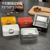 Caja de Almacenamiento Portátil a Prueba de Humedad con Cierre a Presión, Pequeña Caja de Lata para Joyería, Medicamentos, Bocadillos, Unidades USB y Dispensación de Medicamentos