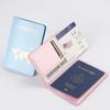 Portapasaportes de Cuero Transfronterizo para Pareja Nuevo Regalo de Boda Bolsa de Identificación para Viaje Cubierta Protectora para Pasaporte Bolsa para Pasaporte PU