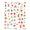 Nuevos en Stock Venta al por Mayor Pegatinas para Uñas Serie 3D en Relieve Ins Lindos Dibujos Animados Adhesivas Calcomanías para Uñas Graffiti
