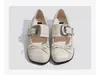Zapatos Mary Jane plateados estilo francés con lazo para mujer, nuevo modelo de verano con hebilla metálica, bailarinas versátiles de corte bajo estilo Chanel