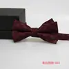 Ropa formal Corbata de moño de negocios para hombre a rayas británicas Estilo coreano Boda Novio Padrino Camisa de boda Accesorios para traje