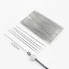 Aguja Súper Fina de 0.1 mm para Perforación Herramienta DIY para Joyería y Cuentas Aguja para Cuerda de Mano Apertura Manual de Mano Aguja para Perforar Cuentas Pequeñas