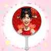 Xiao Zhan Artículos de Celebridad Artículos para Fans Abanico Grande Publicidad de Abanico Abanico Transparente Materiales para Bricolaje