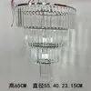 Accesorios de Boda Luces de Cristal de Múltiples Capas Candelabros de Tira de Hielo Decoraciones Colgantes Acrílicas Salón de Bodas Salón de Banquetes Decoración de Techo