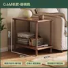 Mesa de centro de madera maciza sala de estar mesa de centro para el hogar preparación de té balcón de apartamento pequeño mesa de centro mesa para tomar té mesa auxiliar pequeña integrada mesa baja