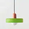 Lámpara Colgante de Restaurante Estilo Minimalista de Mediados de Siglo Vintage Lámpara de Mesita de Noche de Vidrio Creativo Minimalista Nórdico Lámpara de Mesa para Barra de Bar Comedor Hierro