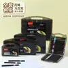 Nuevos marcadores acrílicos de punta suave en caja negra, secado rápido, mezclables, no traspasan, aptos para graffiti DIY infantil y pintura artística