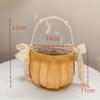 Cesta de Flores de Mano Cesta de Flores de Rosa Flor Flor Flor Cesta de Flores de Madera Cesta de Almacenamiento de Objetos Pequeños para el Hogar Cesta para Pan al Vapor