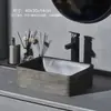 Lavabo de Encimera Artístico para Uso Doméstico, Lavabo de Cerámica, Lavabo Vintage para Patio, Balcón, Lavabo de Baño