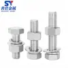 M6-M24 Juego Combinado de Tornillo y Tuerca de Acero Inoxidable 316 Perno Hexagonal Exterior Arandela Plana Arandela de Resorte Venta Directa del Fabricante