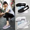 Nuevos zapatos planos informales sin cordones, ligeros y transpirables, de tejido antiguo de Beijing, para mujer, tallas grandes, con diseño transfronterizo.