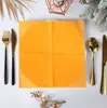 Servilletas Desechables de Color Sólido Cálido Simples Exclusivamente para Comercio Electrónico Transfronterizo, Adecuadas para Decoraciones de Fiesta de Acción de Gracias y Halloween