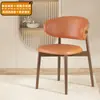 Conjunto de Mesa e Cadeiras de Jantar Estilo Vintage com Encosto Macio, Cadeira de Escritório para Uso Doméstico, Novo Modelo 2026, Cadeira de Escritório com Madeira Sintética, Cadeira de Maquiagem