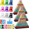 0.8 Seda PE Saco Coletor de Fezes Caminhada ao Ar Livre com Cachorro Saco de Fezes Dispenser Cápsula Osso 11 Cores Cor Sólida Estampado Saco de Fezes de Cachorro