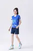 Uniformes de tenis de mesa para hombres y mujeres, tops deportivos de manga corta para niños, compra al por mayor para entrenamiento de competición, uniformes deportivos transpirables de secado rápido para equipos deportivos