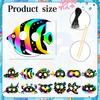 Serie Oceánica Transfronteriza Máscaras DIY para Rascar Fiesta Máscaras de Animales para Rascar Extraterrestre Arte Creativo para Rascar Infantil