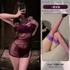 Lingerie com Tema Floral, Camisola de Renda, Roupa de Dormir Hot Mesh Transparente, Camisola que Não Tira A1221 Roupa para Transmissão ao Vivo