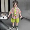 Conjunto de Verano para Niños 2026 Estilo Nuevo Ropa de Playa de Manga Corta de Verano para Bebé Camisa Infantil Ropa Fresca para Niños