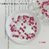 Rhinestones de Circonia Rojo Rosa para Uñas, Rhinestones de Circonia Rojos Biselados Deslumbrantes Famosos en Internet, Mini Rhinestones Pequeños, Rhinestones para Uñas con Forma de Marquise