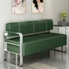 Salão de Cabeleireiro Área de Descanso Sofá Longo de Aço Inoxidável Luxuoso Cadeira Barbeiro Sofá Cadeira de Espera Salão de Beleza Sofá Pequeno