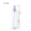 Botellas de Viaje Hombro Plano Transparentes Cosmético Perfume Alcohol Portátil Plástico Presionando Pequeña Botella de Spray Botella de Spray Desinfección