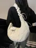 2025 Nuevo Bolso Cruzado Casual Simple Plegado para Debajo del Brazo Moda para Mujer Versátil Bolso Nube Bollo Bolso de Hombro Tote