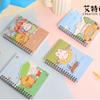 Cuaderno de bolsillo Spiviga Zhizhi Bear Story Coil, bonito cuaderno portátil de dibujos animados, libro de palabras