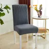 Pan Ya Textiles Tela Polar a Cuadros Engrosada Elástica Funda para Silla de Hotel Restaurante Comedor Funda para Taburete a Prueba de Polvo Funda para Silla