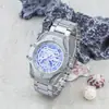 Novo Comércio Exterior Venda Quente Tendência da Moda Relógio Masculino Vazado Imitação de Relógio Mecânico Relógio Masculino de Quartzo Modelo Quente de Transmissão ao Vivo
