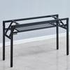 Estante plegable para mesa Estante multiusos Estante para escritorio escolar Patas de mesa Estante para mesa de oficina Estante de resorte de una y dos capas Soporte plegable para computadora