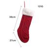 Nueva decoración navideña Calcetines navideños de punto de felpa Calcetines navideños para niños Regalo de vacaciones Bolsa de regalo Colgante al por mayor