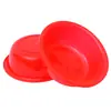 Cubeta de Plástico de 26 cm en Stock Venta al por Mayor Cubeta Roja para Lavar Verduras Lavado de Frutas Cubeta Doméstica Cocina Pequeña Engrosada