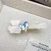 Clip de Pato con Forma de Corazón Dulce Coreano con Lentejuelas y Moño Clip Lateral de Moda Clip para Flequillo Pasador Accesorio para el Cabello