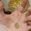 Acessórios de Colar Assimétricos com Textura de Lava de Cubos de Açúcar, Casuais, Modernos e Requintados para Mulheres, Luxo Acessível, Nicho, Corrente de Clavícula de Alta Qualidade