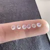 Anillo de Jade Birmano Grado A Cabujón de Cristal de Hielo de Alta Calidad Cara Piedra Suelta Transmisión en Vivo en el Extranjero Más Vendido Anillo de Jade Incrustado