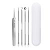 Pinça para Cravos de Aço Inoxidável Pinça Celular Agulha para Cravos Agulha para Remoção de Cravos Kit com 8 Peças Ferramentas de Beleza Kit de Agulhas para Cravos