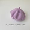 Boina de punto de lana cálida para bebé de otoño, gorro para niños y niñas, Primavera Otoño Invierno