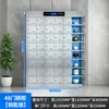 Armario de Acero Inoxidable Personalizado para Cantimploras, Armario para Cubiertos Escolares, Armario con Placa de Desinfección UV Ozono Multicompartimento para Personal de Restaurante