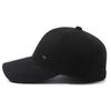 Sombrero de algodón para hombres de mediana edad y ancianos para otoño e invierno, forrado de lana, grueso y cálido, con protección para las orejas, gorra de béisbol, resistente al viento y al frío, gorra con visera
