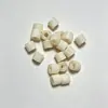 Contas Resina 8*10mm Cilíndricas Peroladas Vermelhas com Furo Grande para DIY em Acessórios de Sapato e Bolsa, Cadarços, Bolsas, Pulseiras e Componentes para Montagem de Contas