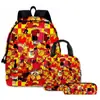 Juego Transfronterizo Nuevo 3D Forsaken Gubby Set de Tres Piezas de Mochila Escolar Impresa, Estuche y Bolso de Hombro