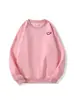 Novedad Otoño e Invierno Diseño de Estampado Simple de Cara Sonriente Nicho Tops de Manga Larga para Mujer Ropa Exterior Casual Sudaderas Holgadas Versátiles