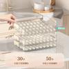 Caixa para Dumplings Doméstica de Grande Capacidade Caixa para Conservar Frescos Congelados Armazenamento na Geladeira Caixa Congelada Multicamadas com Temporizador Caixa de Armazenamento para Dumplings