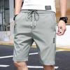 Ice Silk shorts masculino 2020 Verão novo estilo coreano costura elástica solta etiquetagem shorts de praia