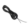 Cable de Alimentación de Dos Pines Estándar Americano Transfronterizo, Cable de Conexión para Rizador de Pelo Eléctrico Estándar Nacional, Cable de Alimentación de Dos Conductores con Extremo Desnudo de un Solo Extremo Estándar Americano
