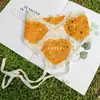 Diadema de Punto Amor Transfronterizo Bufanda de Triángulo Hueco Diadema Exterior Primavera y Verano Diadema Estilo Pastoral Francés Pañuelo de Cabeza con Gancho