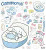 Céu Original Cinnamoroll Balão Tema Sobremesa 6D Adesivos Relevo para Unhas DIY Guka Adesivos de Decoração para iPad