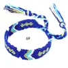 Popular en Europa y América: Pulseras Tejidas Arcoíris Hechas a Mano en Estilo Étnico Nepalí, Venta al por Mayor de Joyería